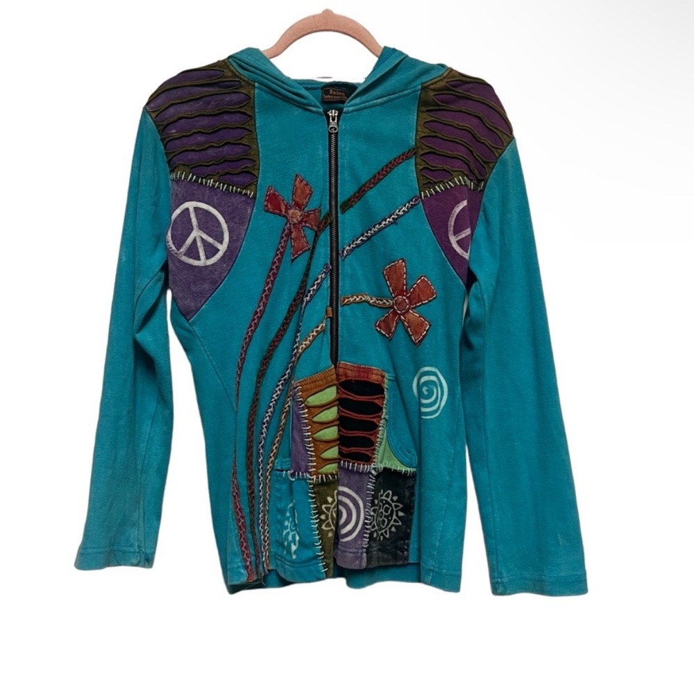 EUC💙BOHO ZIP UP
